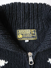 Load image into Gallery viewer, 1980s Star & Moon Hand Knit Chunky Zip Up - XXL
