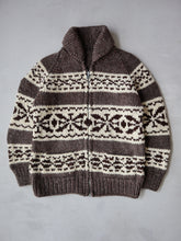 Load image into Gallery viewer, 1980s Tuak Cowichan Knit Zip Up Sweater - S