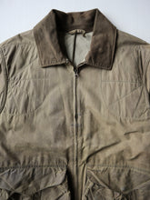 Load image into Gallery viewer, 2000s Filson Waxed Field Jacket with Suede Collar - L