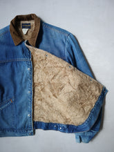 Load image into Gallery viewer, 1970s Wrangler Lined Denim Jacket with Corduroy Collar - L