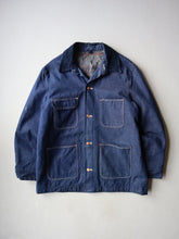 Load image into Gallery viewer, 1960/70s Wrangler Blanket Lined Denim Chore Jacket - L