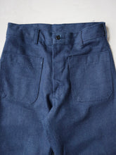 Load image into Gallery viewer, 1960's Deadstock U.S Navy Seafarer Denim Flares - 26"