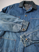 Load image into Gallery viewer, 1960s Sears Blanket Lined Denim Chore Jacket - L/XL