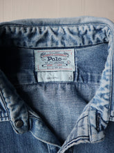 Load image into Gallery viewer, 1990s Polo Ralph Lauren Dungaree Chambray Shirt - M