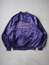 Load image into Gallery viewer, 1980s The Heartbeat of America Chevy Trucks Satin Bomber Jacket - XL