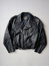 Load image into Gallery viewer, 1980s Cropped Leather Biker Jacket - S