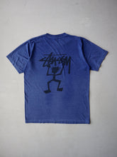 Load image into Gallery viewer, 1990's Made in USA Stussy Rasta Man T-Shirt - L