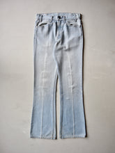 Load image into Gallery viewer, 1970's Distressed Levi's 646 Flare Jeans - 29"