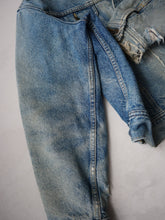 Load image into Gallery viewer, 1970s Thrashed Lee Storm Rider Denim Jacket - L/XL