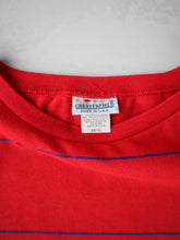 Load image into Gallery viewer, 1980's Made in USA Striped Pocket Tee - L
