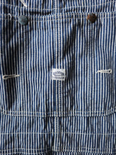 Load image into Gallery viewer, Big John Hickory Striped Overalls - 34"