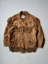 Load image into Gallery viewer, 1980s Excelled Suede Leather Fringe Jacket - L