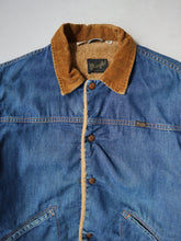 Load image into Gallery viewer, 1970s Wrangler Lined Denim Jacket with Corduroy Collar - M