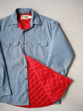 Load image into Gallery viewer, 1970's Sears Fieldmaster Chambray Overshirt - L