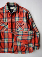 Load image into Gallery viewer, 1960s Towncraft Penney Plaid Loop Collar Shirt - M