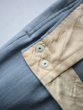 Load image into Gallery viewer, 1950s Drop Loop Wool Blend Pinstripe Pants - 35"