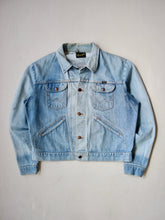 Load image into Gallery viewer, 1960s Wrangler 124MJ Selvedge Denim Jacket with Repairs - L