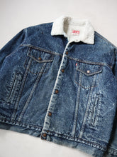 Load image into Gallery viewer, 1970s Levi's Galactic Wash Sherpa Lined Denim Jacket - L/XL