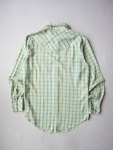 Load image into Gallery viewer, 1970s Distressed Western Pearl Snap Shirt - XS/S