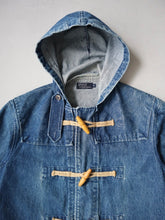 Load image into Gallery viewer, 1980's Made in USA Polo Ralph Lauren Nautical Duffle Denim Jacket - M - L/XL