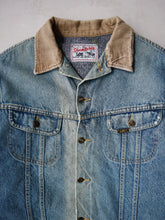 Load image into Gallery viewer, 1970s Thrashed Lee Storm Rider Denim Jacket - L/XL