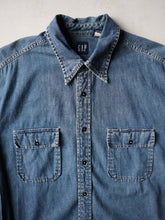 Load image into Gallery viewer, 1990s GAP Chambray Shirt - XL