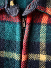 Load image into Gallery viewer, 1950s Johnson Woolen Mills Wool Plaid Cruiser Jacket - L