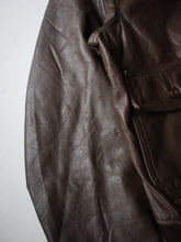 Load image into Gallery viewer, 1980s U.S Navy G-1 Leather Flight Jacket - L
