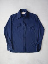Load image into Gallery viewer, 1970's Lucian Piccard Two Pocket Polyester Shirt - S