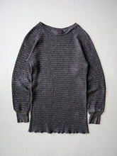 Load image into Gallery viewer, 1990s Overdyed Waffle Thermal Long Sleeve - M