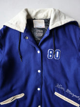 Load image into Gallery viewer, 1980s Delong Hooded Varsity Jacket - M
