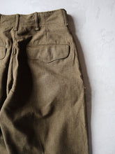 Load image into Gallery viewer, 1940's U.S Army Wool Pants - 26"