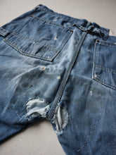 Load image into Gallery viewer, Heavily Repaired and Distressed RRL Buckle Back Jeans - 38"