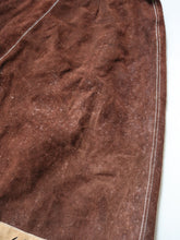 Load image into Gallery viewer, 1970's Velasco Suede Leather Poncho - One Size