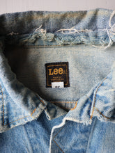 Load image into Gallery viewer, 1980s Distressed Lee 101-J Style Denim Jacket - S