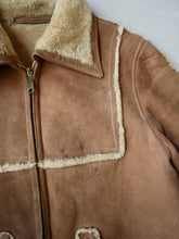 Load image into Gallery viewer, 1960s Distressed The Sheepskin Shop Suede Leather Jacket - S
