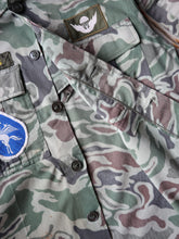 Load image into Gallery viewer, 1970's Distressed South Korean Army Noodle Camo Shirt - XS/S