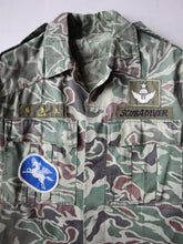 Load image into Gallery viewer, 1970's South Korean Army Noodle Camo Shirt - S