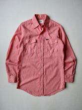 Load image into Gallery viewer, 1970s Lee Gingham Pearl Snap Western Shirt - S