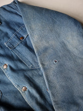 Load image into Gallery viewer, 1970s JCPenney Big Mac Blanket Lined Denim Chore Jacket - L