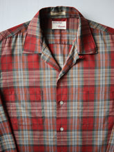 Load image into Gallery viewer, 1960s Plaid Loop Collar Shirt by Truval - M
