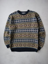 Load image into Gallery viewer, 1980's Crazy Knit Sweater - M