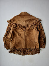 Load image into Gallery viewer, 1980s Excelled Suede Leather Fringe Jacket - L