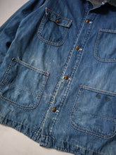 Load image into Gallery viewer, 1960s Sears Blanket Lined Denim Chore Jacket - L/XL