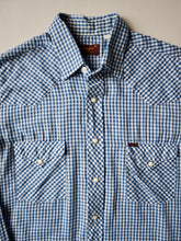 Load image into Gallery viewer, 1970s Wrangler Gingham Pearl Snap Shirt - S