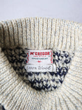 Load image into Gallery viewer, 1970's Distressed McGregor Sportswear Wool Knit Sweater - S