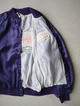 Load image into Gallery viewer, 1980s The Heartbeat of America Chevy Trucks Satin Bomber Jacket - XL