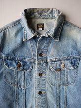 Load image into Gallery viewer, 1980s Distressed Lee 101-J Style Denim Jacket - S