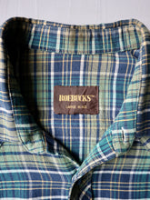 Load image into Gallery viewer, 1980s Roebucks Western Pearl Snap Flannel Shirt - L