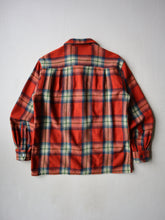 Load image into Gallery viewer, 1960s Towncraft Penney Plaid Loop Collar Shirt - M